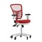 Flash Furniture Red Mesh Multifunction Chair - Roller Wheels HL-0001-WH-RED-RLB-GG - alternate 2